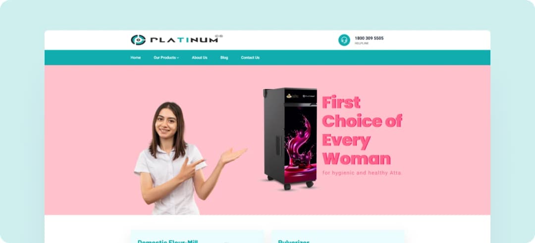 Platinum Flour Mill Web App