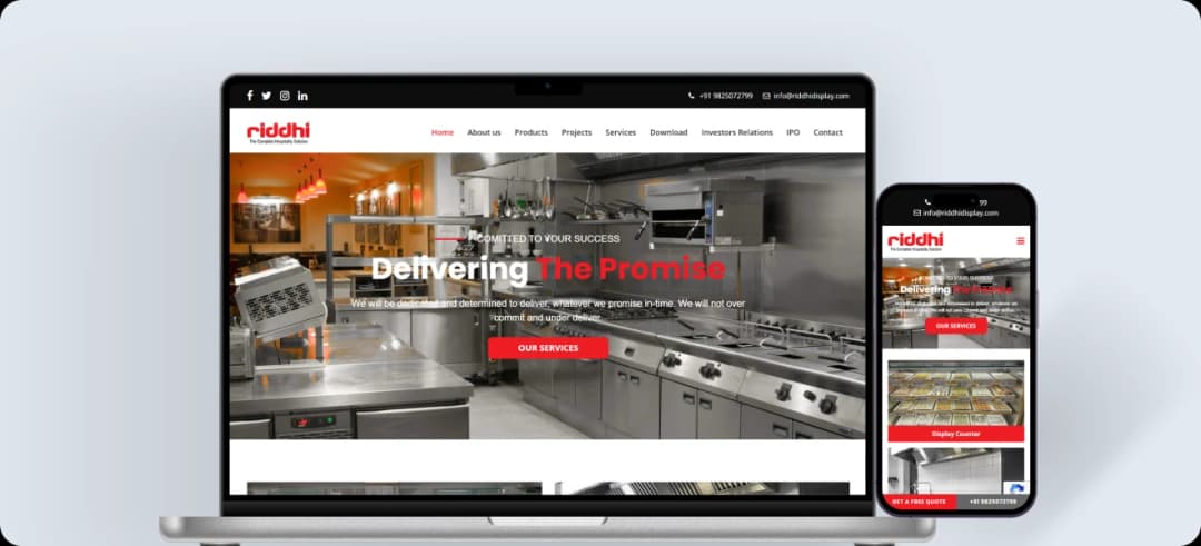 Riddhi Display Solutions for Commercial Needs